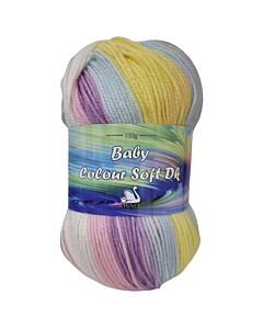 Cygnet Baby Colour Soft DK Yarn 100grm Ball