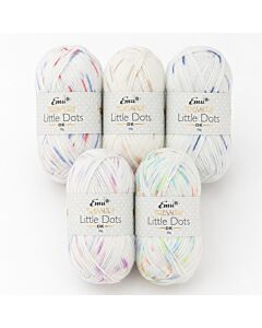 Emu Treasure Little Dots DK Sample Bundle 5 x 50g