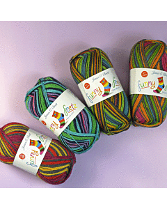 James C Brett Funny Feetz with Bamboo 4 Ply Yarn - 100 grm Ball