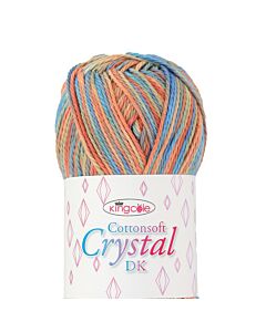 King Cole Cottonsoft Crystal DK Yarn 100 grm Ball