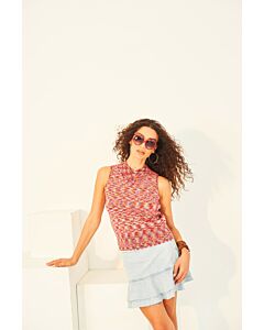 Stylecraft Colour Burst DK Sweater & Tank Top 10131 Knitting Pattern  