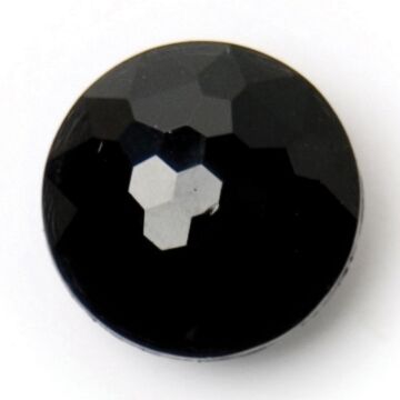 Milward Carded Buttons Hexagon Texture Shank Black 12mm Pack of 5
