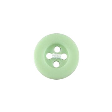 Milward Carded Buttons Rimmed 4 Hole Green 12mm Pack of 5