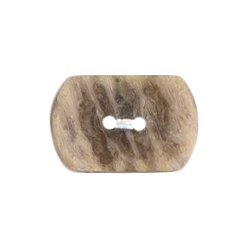 Milward Carded Buttons Wooden Beige 17mm Pack of 3