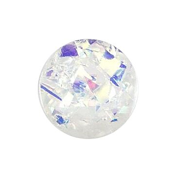 Milward Carded Buttons Sparkle Pattern White 17mm Pack of 2