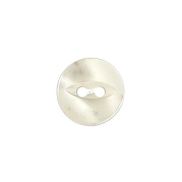 Milward Carded Buttons Fish Eye Cream 11mm Pack of 7