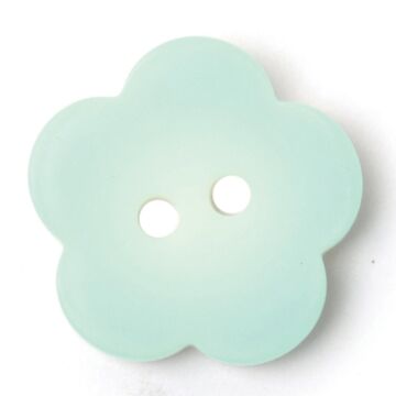 Milward Carded Buttons Milward Carded Buttons Flower Green 20mm Pack of 2