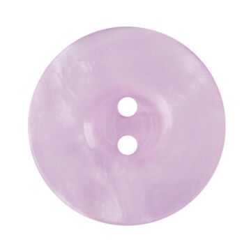 Milward Carded Buttons Round Peralescent 2 Hole Lilac 17mm Pack of 3