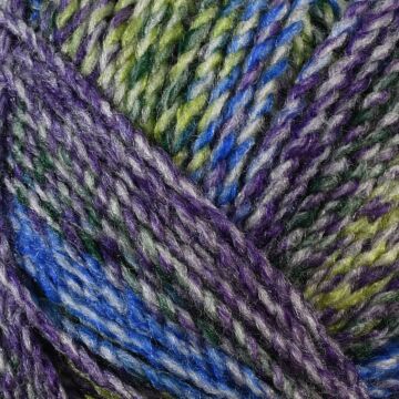 James C Brett Marble Chunky MC3 Purples Blues Greens 200g