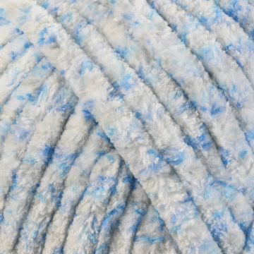 James C Brett Flutterby Huggable Super Chunky UG10 Blue Grey Print 250g