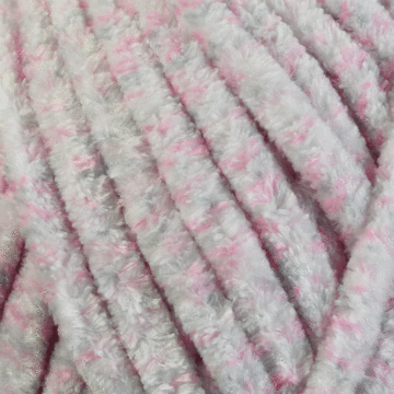 James C Brett Flutterby Huggable Super Chunky UG11 Pink Grey Print 250g