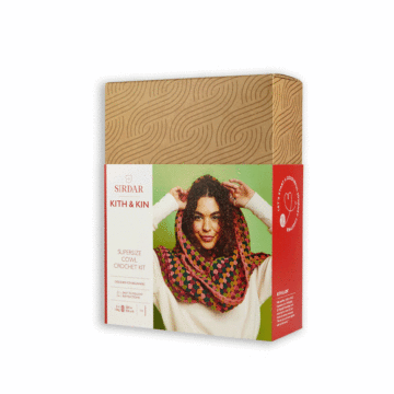 Sirdar Kith & Kin Oversize Cowl Crochet Kit Multi 820g