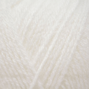 Emu Treasure 4 Ply Yarn White 500 50g