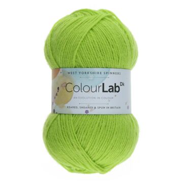 West Yorkshire Spinners ColourLab DK Lime Green 198 100g