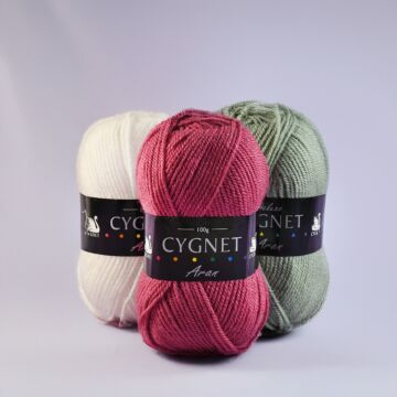 Cygnet Aran Yarn - 100 grm Ball