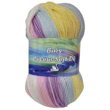 Cygnet Baby Colour Soft DK Yarn 100grm Ball