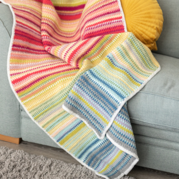 The Emu Crochet Temperature Blanket Colour Pk in Emu Classic DK-Yarn&Pattern  18 x 100g