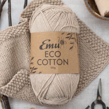 Emu Eco-Cotton DK Yarn Sand 003 100g
