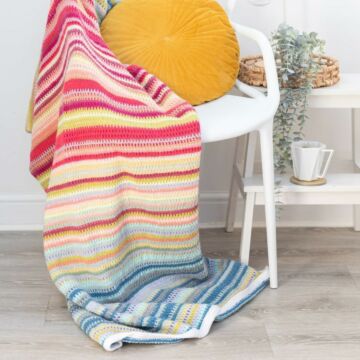 The Emu Knitted Temperature Blanket Colour Pk in Emu Classic DK-Yarn&Pattern  18 x 100g