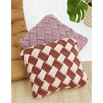 Knitted cushion cover pattern sale