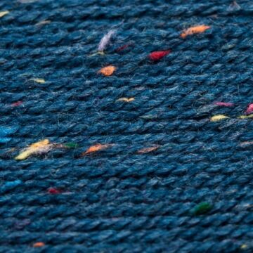 James C Brett Rustic Aran DAT37 Denim Multi 400g