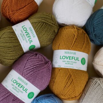 Sirdar Loveful Recycled Acrylic Yarn 100grm Ball