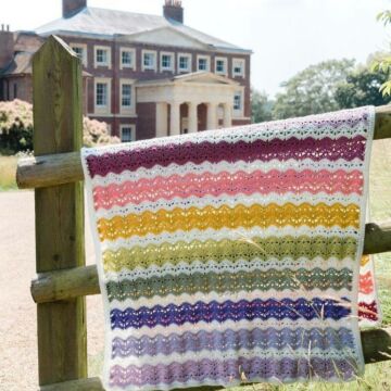 The Pemberley Crochet Blanket 1017 in Emu Classic DK Yarn Pack