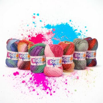 King Cole Riot Chunky Yarn 100 grm Ball