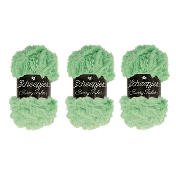 Scheepjes Furry Tales Super Chunky Yarn Value Pack - 3 x 100g Balls Tinkerbell 983 