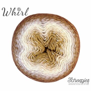 Scheepjes Whirl 4ply 756 Caramel Core Blimey 215-225g