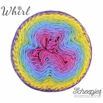 Scheepjes Whirl 4ply 765 Lemon Cassis Cream 215-225g