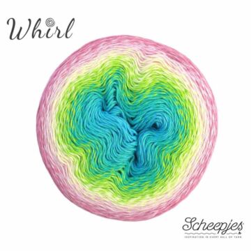 Scheepjes Whirl 4ply 768 Sherbet Rainbow 215-225g