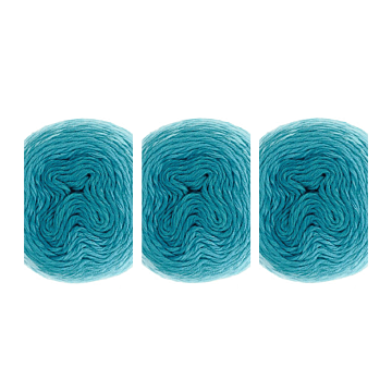 Scheepjes Whirl Fine Art DK Yarn Value Pack - 3 x 220g Balls Surrealism Blue 660 