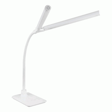 Sew Stylish LED Table Lamp with 2 Flexible Necks White 46 x 23 x 15 cm