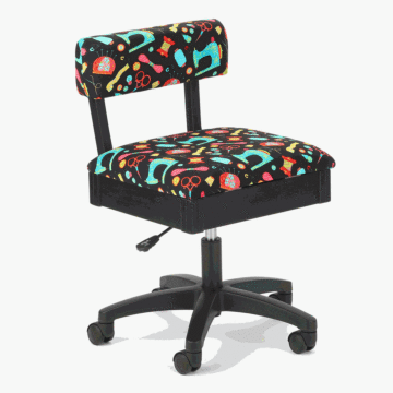 Sew Stylish Hydraulic Sewing Chair Sewing Notions Design Multi 54 x 52 x 28 cm