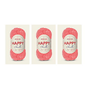 Sirdar Happy Chenille DK Value Pack - 3 x 15g Balls