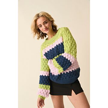 Sirdar Stories Chunky Stripes But Better Sweater 10872 Knitting Pattern PDF  
