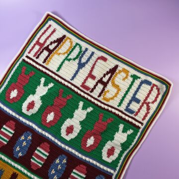 WoolBox Easter Crochet Blanket Kit in Woolbox Imagine Classic DK 