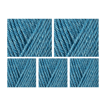 West Yorkshire Spinners Elements DK Yarn Value Pack 5x50g Sea Salt 1140 250g