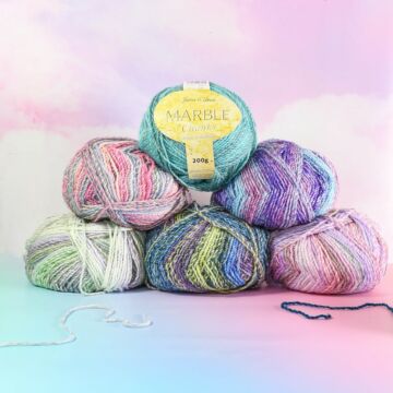 James C Brett Marble Chunky Yarn - 200g Ball