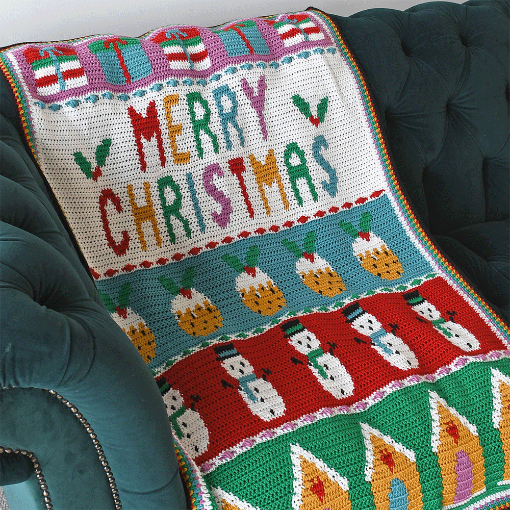 NEW WoolBox Christmas Crochet Blankets With FREE Downloadable Patterns